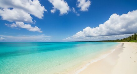 Fototapeta premium A Perfect Day at the Tropical Beach