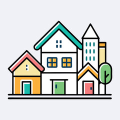 Building vector icon