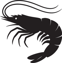 চিংড়ি vector art 