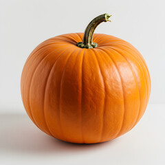 Obraz premium Vibrant Orange Pumpkin: Autumn Harvest, Thanksgiving, Halloween Decor