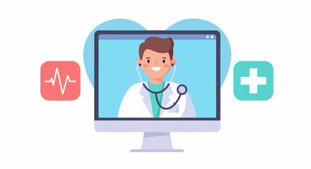 Telemedicine Doctor Online Consultation Healthcare Concept