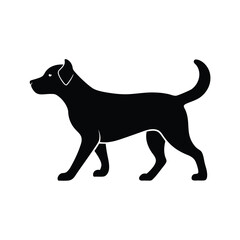 black dog vector