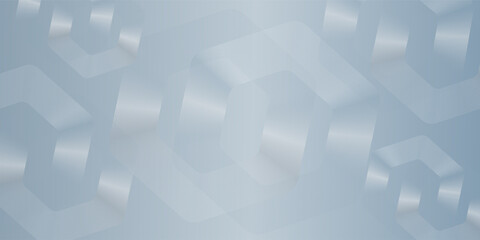 Obraz premium Abstract hexagon lines on gray background. Geometric stripe line art design modern