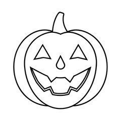 Carved Jack O Lantern Face