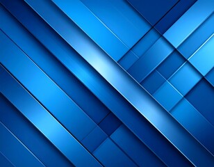 Fototapeta premium Abstract blue geometric design