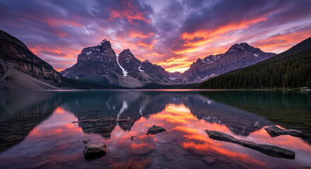 sunset in the mountains windows wallpaper
