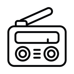 electronic outline icons pack