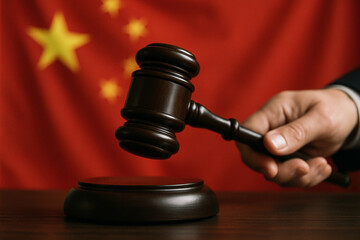 Chinese Justice System Judge Gavel