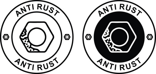 Anti rust labels Rust free labels stickers