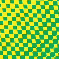 Fototapeta premium abstract geometric green and yellow colour thik to thin diagonal zig zag line pattern