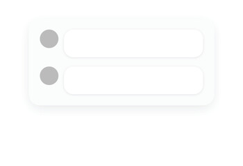 Simple Two-Line Text Input Field Interface Design