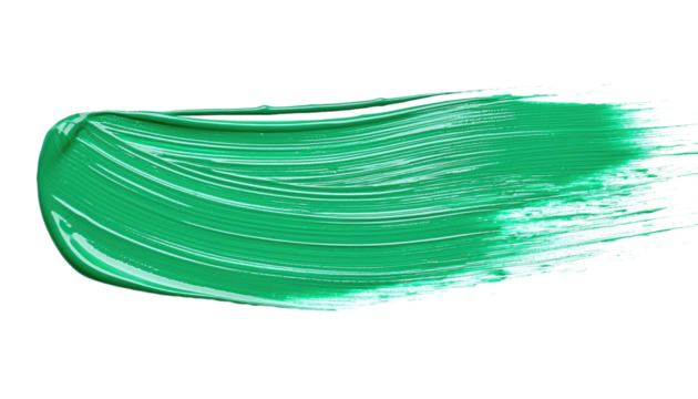 green paint splashes isolated on white transparent background PNG