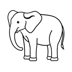 Elephant Trunk Raised