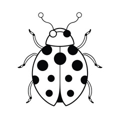 Ladybug with Polka Dots