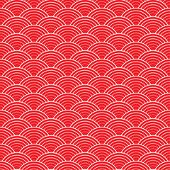 Wave pattern seamless abstract background. Stripes wave pattern. Hand drawn line arts design for prints, fabric, poster and wallpaper.
