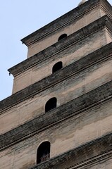 Giant Wild Goose Pagoda in Xi'an，China