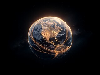 Global Network with Earth, and Space. (1)