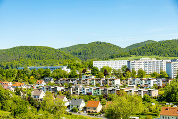 Frühsommerliche Wanderung rund um die Fachwerkstadt Schmalkalden am Südwesthang vom Thüringer...