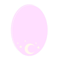 Graphic Baby Speech Bubble Soft Colored Backdrop Icon. Pastel Childish Dreamy Symbol Silhouette. Drawn Simple Dialogue Conversation Text Box Empty Blank Template Shape.	

