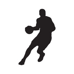 Volleyball Player Silhouette - Volleyball Player Vector Logo