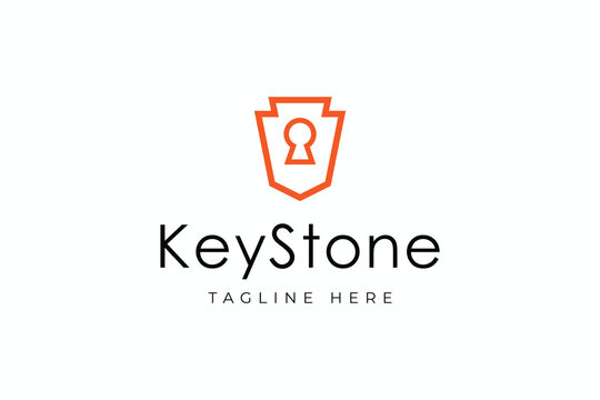 security keystone logo design