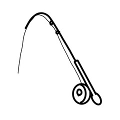 rod fishing tool fish sport play activity pull
