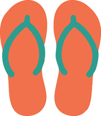 flip flops vector