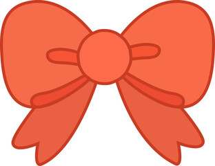 red ribbon bow