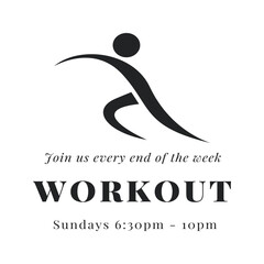 Sport logo vector design showing a person running as a symbol of fitness and activity