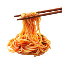 Tomato and Peppers Sauce Spaghetti Dish in a Greek Restaurant in Athens