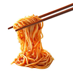 Tomato and Peppers Sauce Spaghetti Dish in a Greek Restaurant in Athens