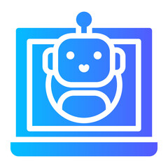 Chatbot Marketing — a chatbot window on a website icon	