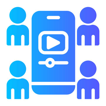 iMobile Marketing &mdash; marketing messages on a smartphone icon
