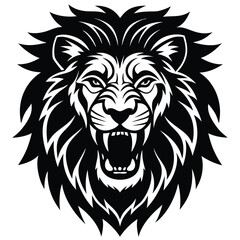 Detailed Digital Artwork Black and White Design