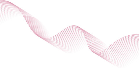 Colorful lines background. Wave of the many colored lines pattern and design elements created. Creative line art or abstract ribbon wavy stripes on a white isolated background. EPS10