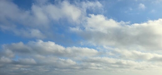blue sky with clouds