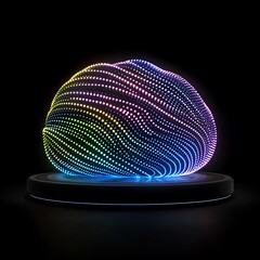 Abstract Light Sphere Display