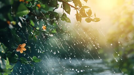 Photorealistic 3D Rain Animation