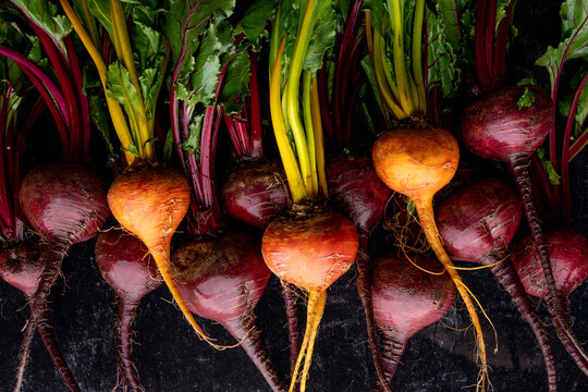 closeup of beets 