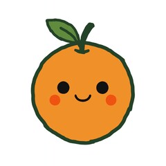 funny orange cartoon