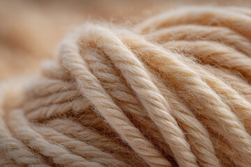 closeup view of natural wool fibers highlighting their rich textures and soft earthy tones