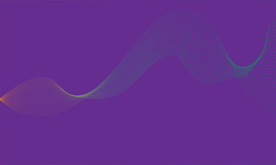 Colorful Flow on Purple Background