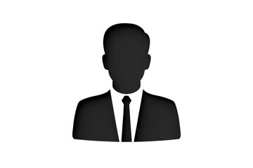 Businessman Icon, corporate figure, professional avatar