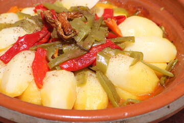 Tajine Close Up, Traditional Moroccan Food