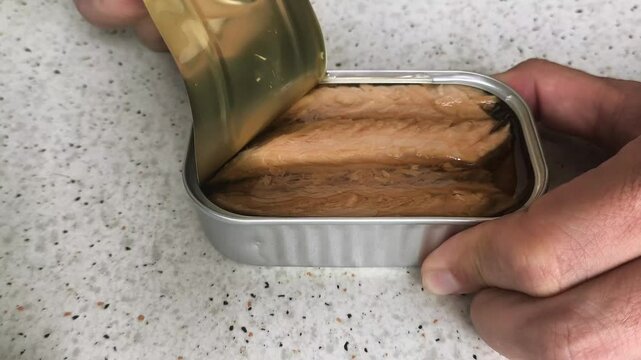 Comer sardinas caballa enlatadas 