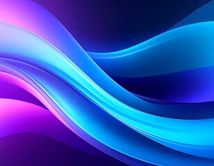 Fototapeta premium Abstract vibrant fluid waves