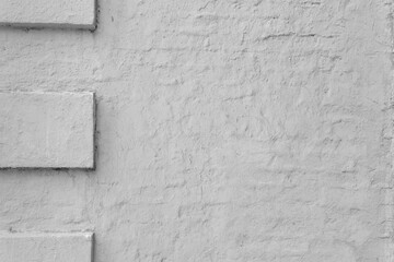 Rough plastered white wall. Abstract vintage background.