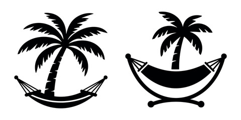 Obraz premium Tropical Hanging Palm Leaves Border Background for Summer and Beach Designs