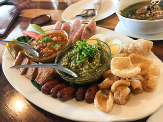 Traditional Thai Appetizer Platter