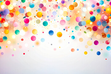 abstract colorful bokeh background with copy space for your text